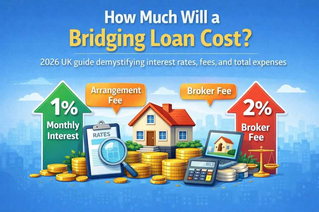 Wondering how much will a bridging loan cost? Our 2026 UK guide demystifies interest rates, fees, and total expenses with clear, practical examples.